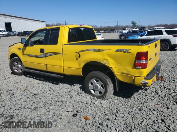 2004 Ford F-150 STX with VIN 1FTRX14WX4KC23180, listed as a Copart auction lot 47877655 with 144,269 mi miles and Salvage title. Bid and sale history available at DreamBid. Image 2.