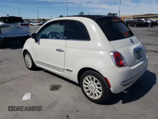 2012 FIAT 500 Gucci with VIN 3C3CFFER4CT271886, listed as a Copart auction lot 47859275 with 104,608 mi miles and Salvage Title. Bid and sale history available at carsss.com. Image 2.