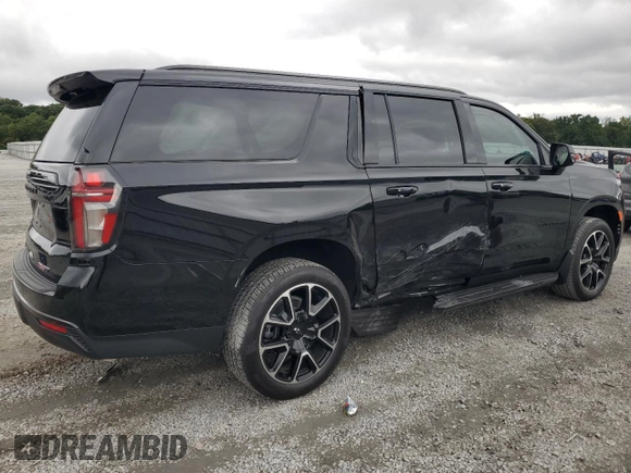 2024 Chevrolet Suburban RST with VIN 1GNSKEKD2RR331520, listed as a Copart auction lot 72084714 with 1,417 mi miles and Salvage title. Bid and sale history available at DreamBid. Image 3.