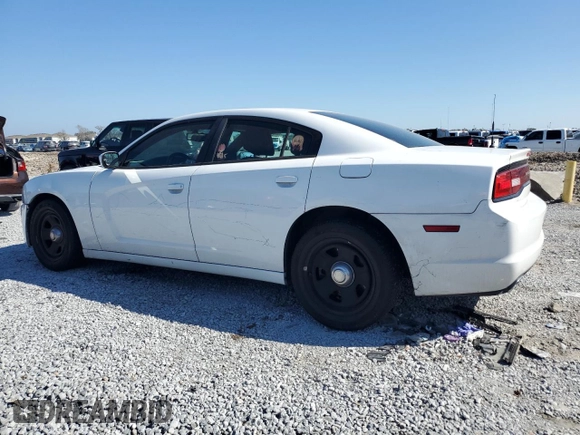 2014 Dodge Charger Police with VIN 2C3CDXAG4EH357758, listed as a Copart auction lot 44706135 with 103,787 mi miles and Salvage Title. Bid and sale history available at DreamBid. Image 2.