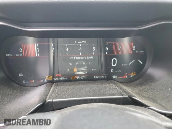 2019 Ford Mustang EcoBoost z VIN 1FA6P8TH8K5143490, wystawiony jako Copart lot #57561905 z przebiegiem 126 460 mil mil oraz Szkoda całkowita • Salvage title. Historia ofert i sprzedaży dostępna na DreamBid. Obrazek 9.