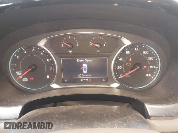 2020 Chevrolet Traverse LT Cloth with VIN 1GNERGKW9LJ151852, listed as a IAAI auction lot 41726690 with 92,671 mi miles. Bid and sale history available at carsss.com. Image 7.