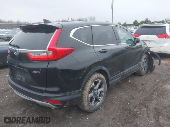 2017 Honda CR-V EX with VIN 5J6RW2H54HL010102, listed as a IAAI auction lot 41984399 with 62,812 mi miles. Bid and sale history available at carsss.com. Image 4.