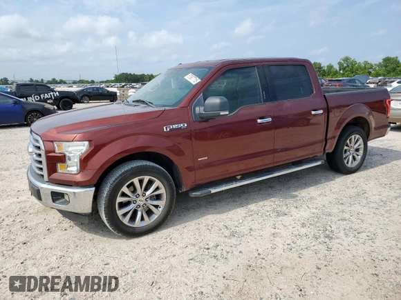 2015 Ford F-150 XL with VIN 1FTEW1CP4FKD76832, listed as a Copart auction lot 57607715 with 183,177 mi miles and Salvage title. Bid and sale history available at DreamBid. Image 1.