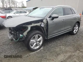 2024 Audi Q3 S line Premium Plus z VIN WA1EECF33R1019380, wystawiony jako Copart lot #80715474 z przebiegiem 6651 mil mil oraz Szkody całkowita. Historia ofert i sprzedaży dostępna na DreamBid. Obrazek 1.