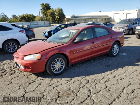 2001 Chrysler Sebring with VIN 1C3AL56U51N651197, listed as a Copart auction lot 74349244 with 78,001 mi miles and Salvage Title. Bid and sale history available at DreamBid. Image 1.
