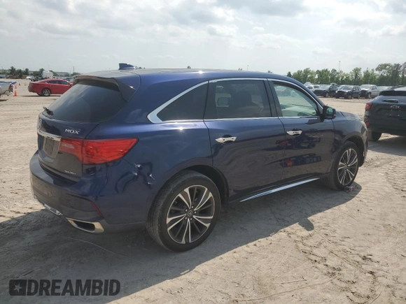 2020 Acura MDX w/Technology Pkg with VIN 5J8YD4H57LL017073, listed as a Copart auction lot 54765835 with 27,425 mi miles and Clean Title. Bid and sale history available at carsss.com. Image 3.