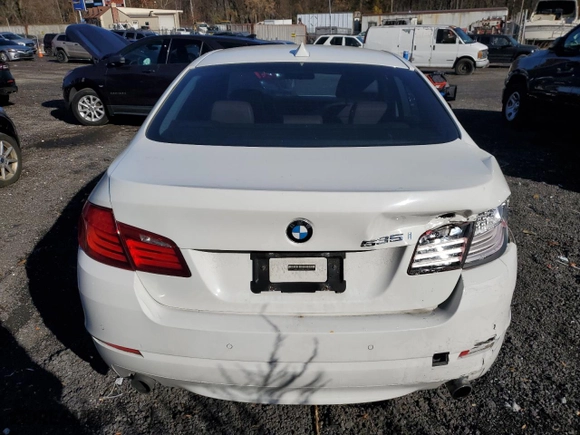 2011 BMW 5 Series 535i xDrive with VIN WBAFU7C55BC439949, listed as a Copart auction lot 81312434 with 98,592 mi miles and Salvage Title. Bid and sale history available at carsss.com. Image 6.