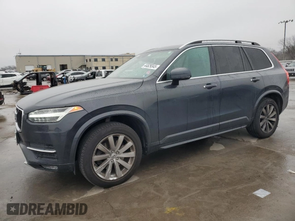 2016 Volvo XC90 T6 Momentum with VIN YV4A22PK7G1026968, listed as a Copart auction lot 44529345 with 162,367 mi miles and Salvage Title. Bid and sale history available at carsss.com. Image 1.