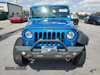 2016 Jeep Wrangler Sport с VIN 1C4AJWAG8GL287256, выставлен на аукционе Copart как лот 55766125 с пробегом 76 601 миль миль и Списание • Salvage title. История ставок и продаж доступна на DreamBid. Изображение 5.
