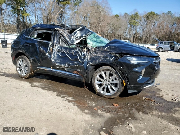 2023 Buick Envision Avenir with VIN LRBFZSR47PD081260, listed as a Copart auction lot 45966165 with NaN miles and Non Repairable. Bid and sale history available at carsss.com. Image 4.