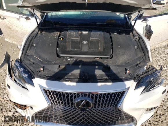 2019 Lexus LS with VIN JTHC51FF6K5005529, listed as a Copart auction lot 48593625 with 35,303 mi miles and Salvage Title. Bid and sale history available at carsss.com. Image 11.