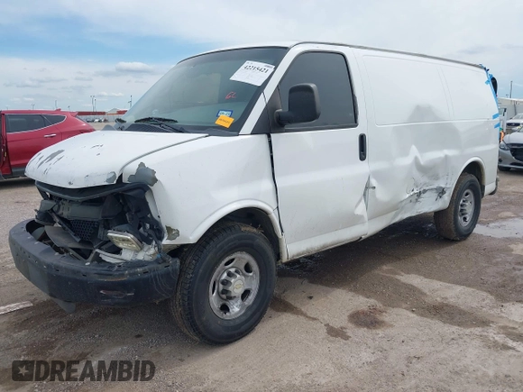2011 Chevrolet Express Cargo with VIN 1GCWGFCA8B1105184, listed as a IAAI auction lot 42215421 with 261,099 mi miles and . Bid and sale history available at DreamBid. Image 2.