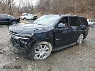 2022 Chevrolet Tahoe High Country with VIN 1GNSKTKL2NR173072, listed as a Copart auction lot 84942094 with 29,592 mi miles and Salvage Title. Bid and sale history available at carsss.com. Image 1.