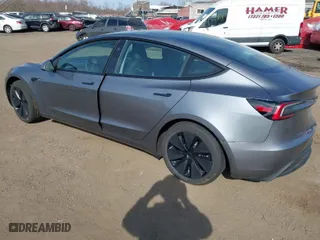 2024 Tesla Model 3 Long Range with VIN 5YJ3E1EB6RF859560, listed as a IAAI auction lot 41785553 with 3,847 mi miles. Bid and sale history available at carsss.com. Image 3.