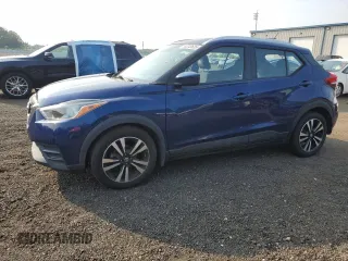 2018 Nissan Kicks SV with VIN 3N1CP5CU9JL536327, listed as a Copart auction lot 60243635 with 63,343 mi miles and Salvage title. Bid and sale history available at DreamBid. Image 1.
