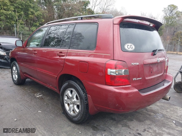 2007 Toyota Highlander w/3rd Row with VIN JTEEP21A870209402, listed as a IAAI auction lot 41541621 with 227,697 mi miles. Bid and sale history available at carsss.com. Image 3.