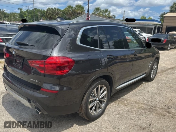 2019 BMW X3 sDrive30i with VIN 5UXTR7C55KLF37078, listed as a Copart auction lot 55284315 with 100,081 mi miles and Clean Title. Bid and sale history available at DreamBid. Image 4.
