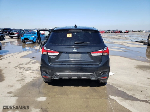 2021 Mitsubishi Outlander Sport ES with VIN JA4APUAU2MU006092, listed as a Copart auction lot 46349895 with 83,943 mi miles and Salvage Title. Bid and sale history available at carsss.com. Image 6.