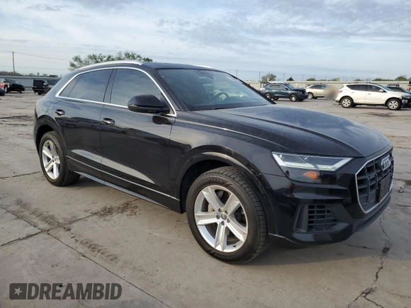 2019 Audi Q8 Premium z VIN WA1AVAF11KD016323, wystawiony jako Copart lot #50900455 z przebiegiem 85 415 mil mil oraz Tytuł czysty. Historia ofert i sprzedaży dostępna na DreamBid. Obrazek 4.