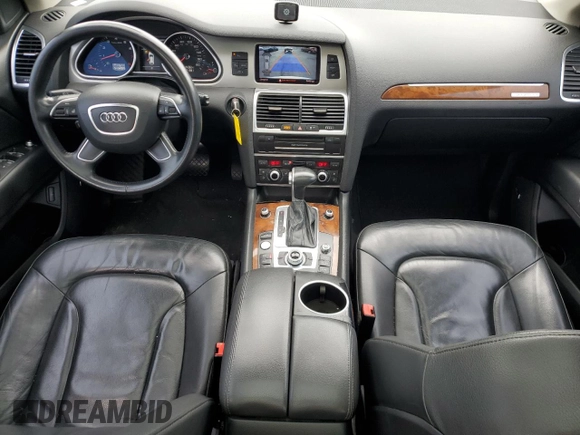 2015 Audi Q7 Premium Plus with VIN WA1LGAFE7FD029637, listed as a Copart auction lot 56596535 with 131,381 mi miles and Salvage Title. Bid and sale history available at DreamBid. Image 8.