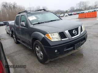 2005 Nissan Frontier LE with VIN 1N6AD07U55C458945, listed as a IAAI auction lot 41513070 with 145,626 mi miles and . Bid and sale history available at DreamBid. Image 1.