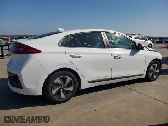 2019 Hyundai Ioniq SEL with VIN KMHC75LCXKU134128, listed as a Copart auction lot 44266015 with 59,390 mi miles and Salvage Title. Bid and sale history available at DreamBid. Image 3.
