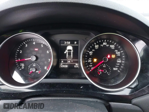 2017 Volkswagen Jetta SEL with VIN 3VWL17AJ1HM211546, listed as a IAAI auction lot 41502402 with 52,030 mi miles and . Bid and sale history available at DreamBid. Image 7.