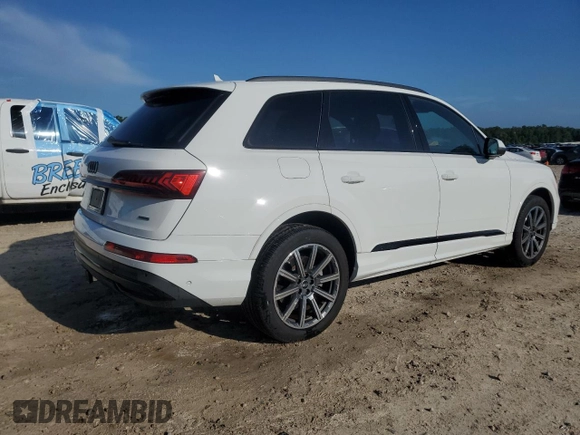 2023 Audi Q7 Premium Plus with VIN WA1LCBF74PD009978, listed as a Copart auction lot 61571395 with 12,158 mi miles and Non repairable. Bid and sale history available at DreamBid. Image 3.