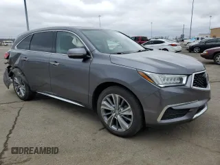 2017 Acura MDX Technology with VIN 5FRYD4H52HB017389, listed as a Copart auction lot 49911175 with 89,676 mi miles and Salvage Title. Bid and sale history available at DreamBid. Image 4.