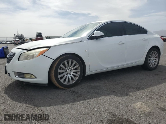 2011 Buick Regal CXL RL1 with VIN W04GN5EC2B1034061, listed as a Copart auction lot 56745145 with 133,438 mi miles and Salvage title. Bid and sale history available at DreamBid. Image 1.