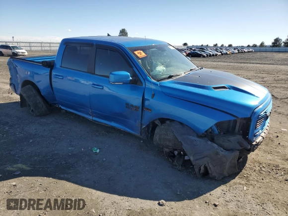 2018 Ram 1500 Night with VIN 1C6RR7MT0JS221413, listed as a Copart auction lot 47716405 with 113,674 mi miles and Salvage Title. Bid and sale history available at carsss.com. Image 4.