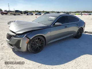 2021 Cadillac CT5 Luxury with VIN 1G6DW5RKXM0105901, listed as a Copart auction lot 86797194 with 88,187 mi miles and Non Repairable. Bid and sale history available at DreamBid. Image 1.