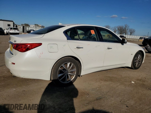 2017 Infiniti Q50 2.0t Sport with VIN JN1CV7AR9HM681349, listed as a Copart auction lot 79886244 with 67,874 mi miles and Salvage Title. Bid and sale history available at carsss.com. Image 3.