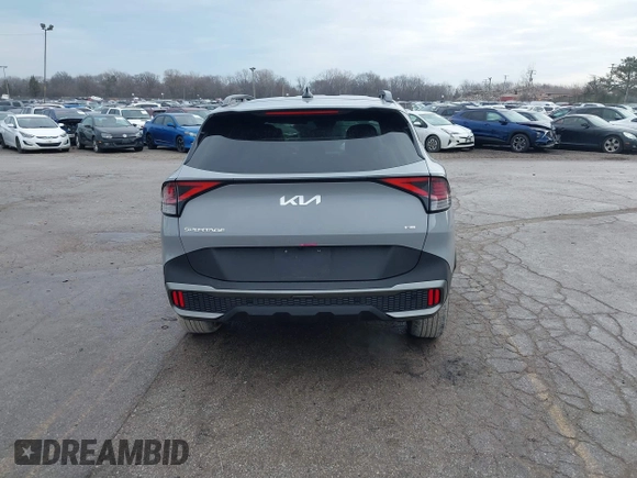 2024 Kia Sportage X-Line with VIN 5XYK6CDF6RG165047, listed as a IAAI auction lot 41467062 with 11,137 mi miles and . Bid and sale history available at carsss.com. Image 16.