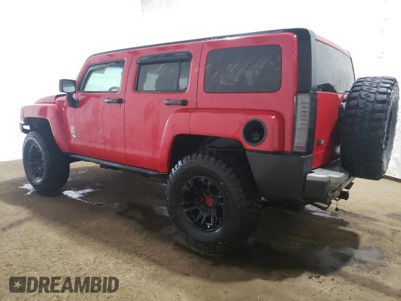 2007 Hummer H3 SUV with VIN 5GTDN13E878141547, listed as a Copart auction lot 61927114 with 162,766 mi miles and Clean Title. Bid and sale history available at carsss.com. Image 2.