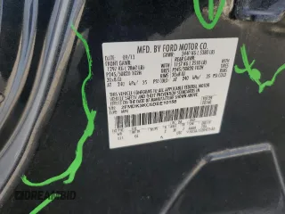 2013 Ford Edge Limited with VIN 2FMDK3KC6DBE10158, listed as a Copart auction lot 60665775 with 126,022 mi miles and Salvage title. Bid and sale history available at DreamBid. Image 14.