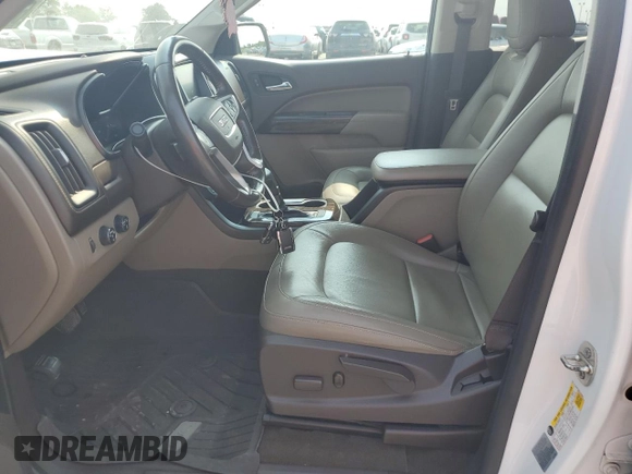2016 GMC Canyon 4WD SLT with VIN 1GTG6DE38G1303829, listed as a Copart auction lot 64062384 with 91,222 mi miles and Clean Title. Bid and sale history available at carsss.com. Image 7.