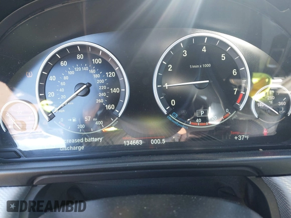 2016 BMW 5 Series 528i xDrive with VIN WBA5A7C58GG145739, listed as a IAAI auction lot 41976659 with 134,663 mi miles. Bid and sale history available at carsss.com. Image 7.