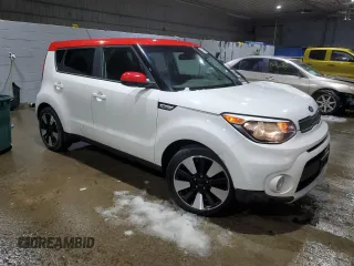2017 Kia Soul + with VIN KNDJP3A53H7440714, listed as a Copart auction lot 46819825 with 60,914 mi miles and Salvage Title. Bid and sale history available at carsss.com. Image 4.