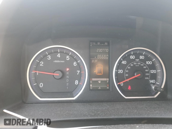 2008 Honda CR-V EX-L with VIN 5J6RE487X8L006300, listed as a Copart auction lot 49035105 with 230,770 mi miles and Salvage Title. Bid and sale history available at carsss.com. Image 9.