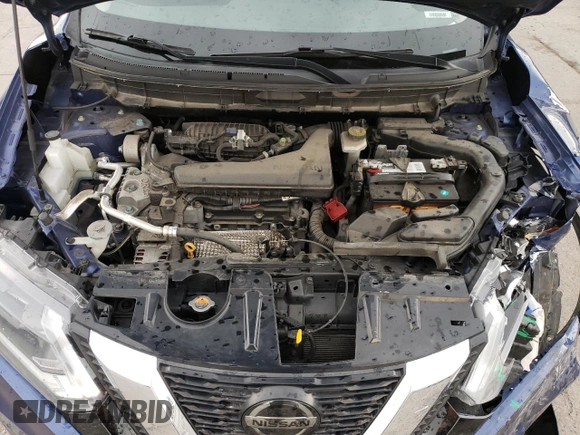 2018 Nissan Rogue SV with VIN KNMAT2MT4JP604171, listed as a Copart auction lot 54555375 with 69,194 mi miles and Salvage Title. Bid and sale history available at DreamBid. Image 12.