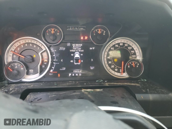 2016 Ram 1500 Big Horn with VIN 3C6RR7LT2GG198086, listed as a Copart auction lot 44947475 with 173,418 mi miles and Salvage title. Bid and sale history available at DreamBid. Image 9.