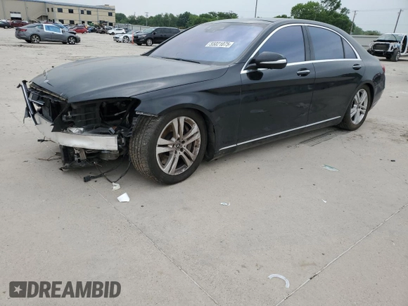 2019 Mercedes-Benz S 450 z VIN WDDUG6EB4KA459819, wystawiony jako Copart lot #55021075 z przebiegiem Nie podano mil oraz Szkoda całkowita • Salvage title. Historia ofert i sprzedaży dostępna na DreamBid. Obrazek 1.