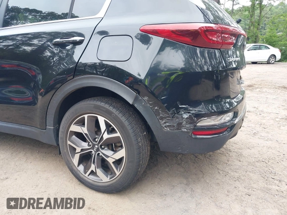 2020 Kia Sportage EX with VIN KNDPN3AC3L7658403, listed as a IAAI auction lot 42485473 with 38,601 mi miles and . Bid and sale history available at DreamBid. Image 6.