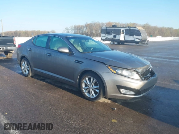 2013 Kia Optima EX with VIN 5XXGN4A77DG101902, listed as a IAAI auction lot 42001996 with 143,469 mi miles and . Bid and sale history available at DreamBid. Image 1.