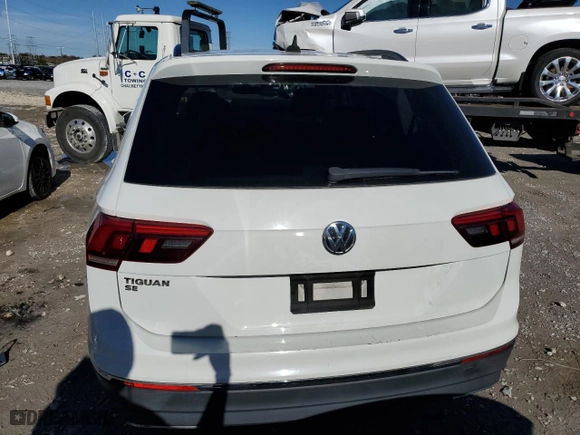 2020 Volkswagen Tiguan SE with VIN 3VV3B7AX4LM138493, listed as a Copart auction lot 89118915 with 133,354 mi miles and Salvage Title. Bid and sale history available at carsss.com. Image 6.