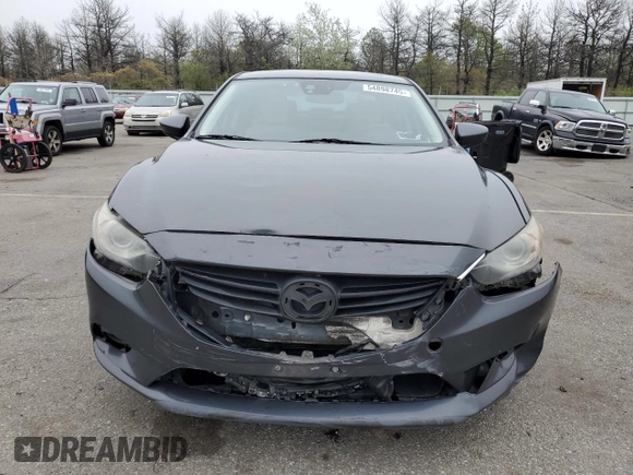 2014 Mazda 6 i Grand Touring with VIN JM1GJ1W61E1132313, listed as a Copart auction lot 54898745 with 117,905 mi miles and Salvage Title. Bid and sale history available at DreamBid. Image 5.