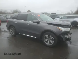 2020 Acura MDX with VIN 5J8YD4H32LL029971, listed as a Copart auction lot 43518185 with 0 mi miles and Salvage Title. Bid and sale history available at carsss.com. Image 4.