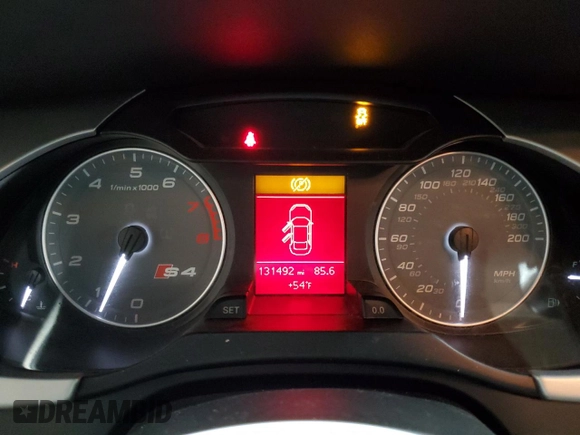 2010 Audi S4 Premium Plus with VIN WAUDGAFL8AA081326, listed as a Copart auction lot 80667064 with 131,492 mi miles and Salvage Title. Bid and sale history available at carsss.com. Image 9.
